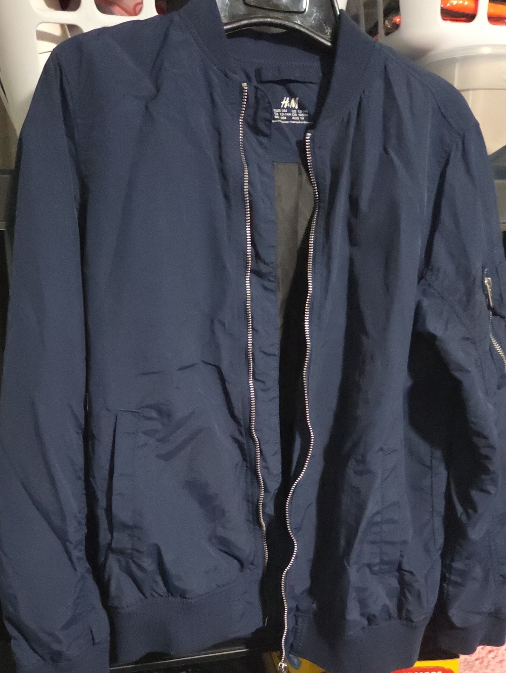 H&M Men's Navy Bomber Jacket